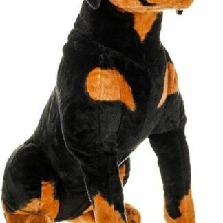 Curvaso Premium Rottweiler Dog Soft Plush Toy | Giant Large Size Cuddly Stuffed Animal Doll for Kids & Gift