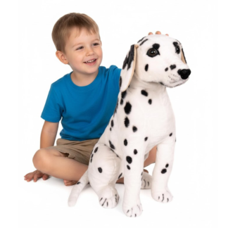 Curvaso Premium Dalmatian Dog Soft Plush Toy | Giant Large Size Cuddly Stuffed Animal Doll for Kids & Gift