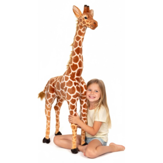 Curvaso Premium Giraffe Soft Plush Toy | Giant Large Size Cuddly Stuffed Animal Doll for Kids & Gift